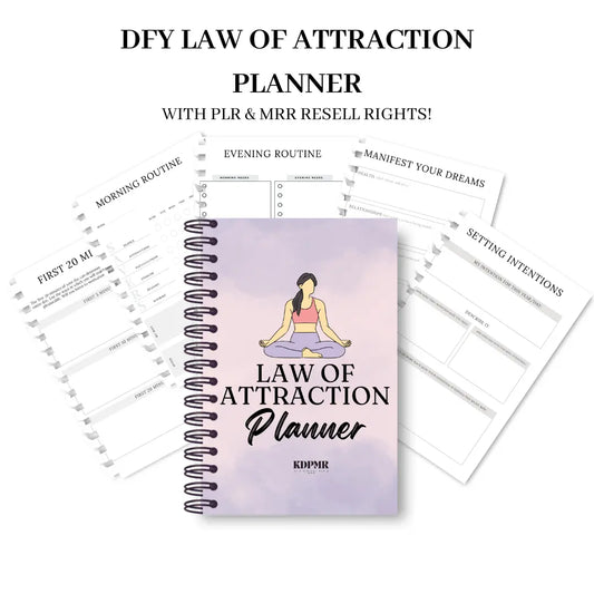 plr_mrr_Law_of_attraction_journal_planner