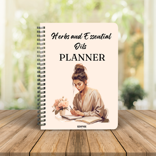 PLR Herbs and Essential Oils Planner