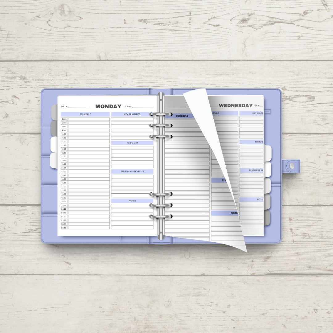 PLR Work from Home Digital Planner  Canva Editable Templates